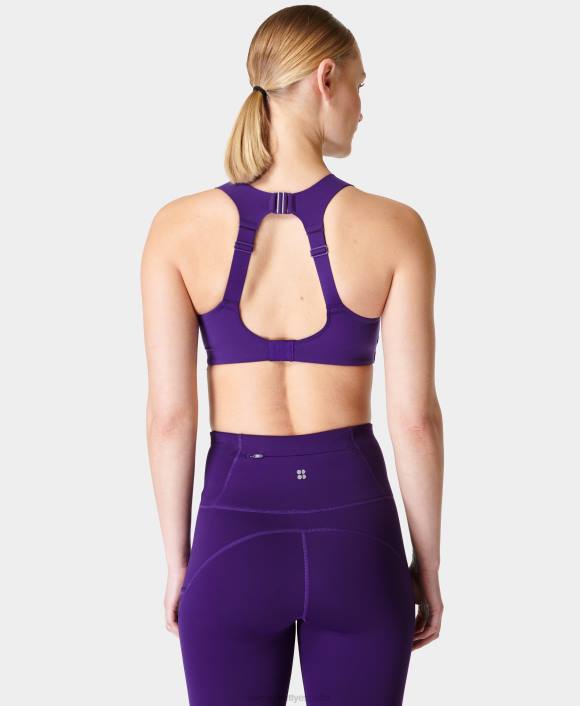 ropa morado celestial T28T393 sujetador para correr gravedad cero mujer Sweaty Betty