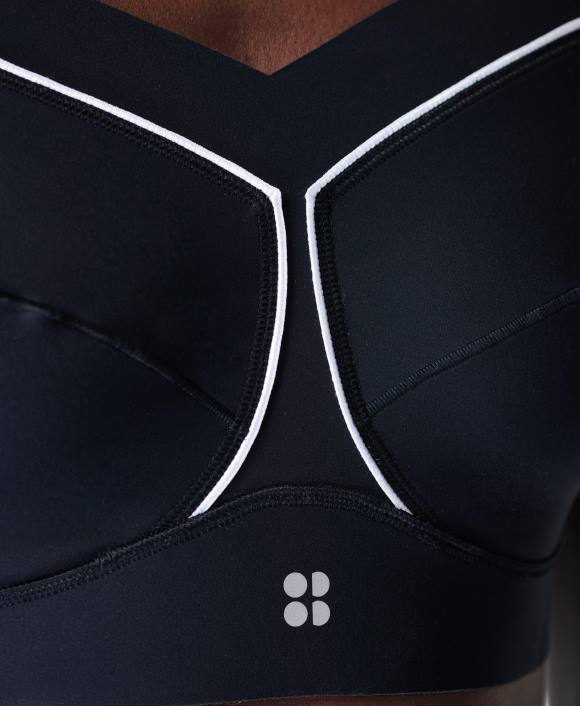 ropa negro T28T389 sujetador para correr gravedad cero mujer Sweaty Betty