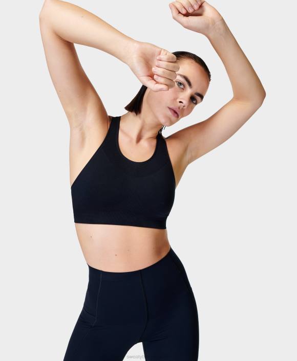 ropa negro T28T454 sujetador deportivo de resistencia mujer Sweaty Betty