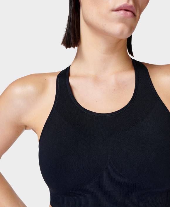 ropa negro T28T454 sujetador deportivo de resistencia mujer Sweaty Betty