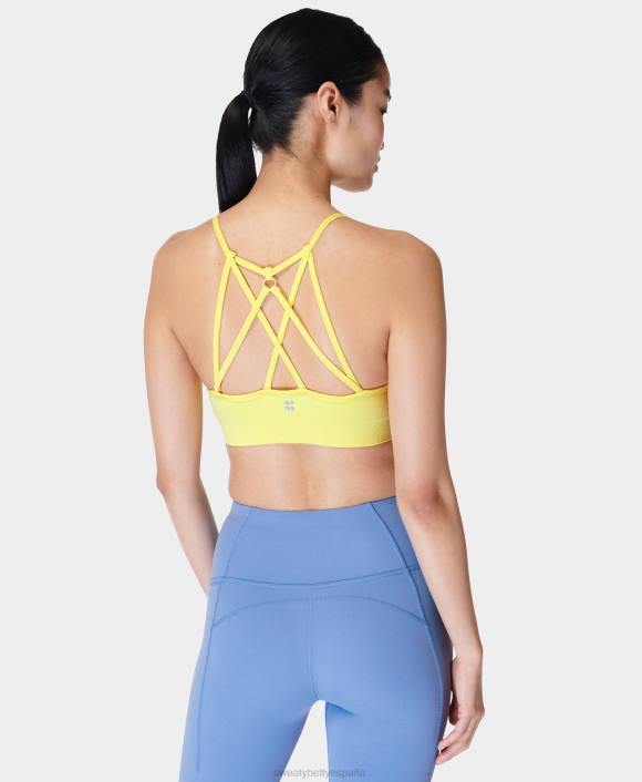 ropa nenúfar amarillo T28T963 sujetador de yoga espíritu despierto mujer Sweaty Betty