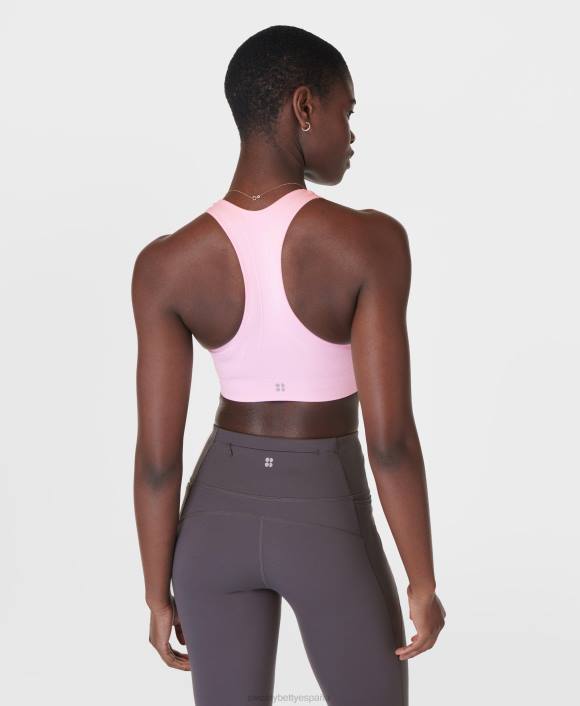 ropa nerina rosa T28T453 sujetador deportivo de resistencia mujer Sweaty Betty
