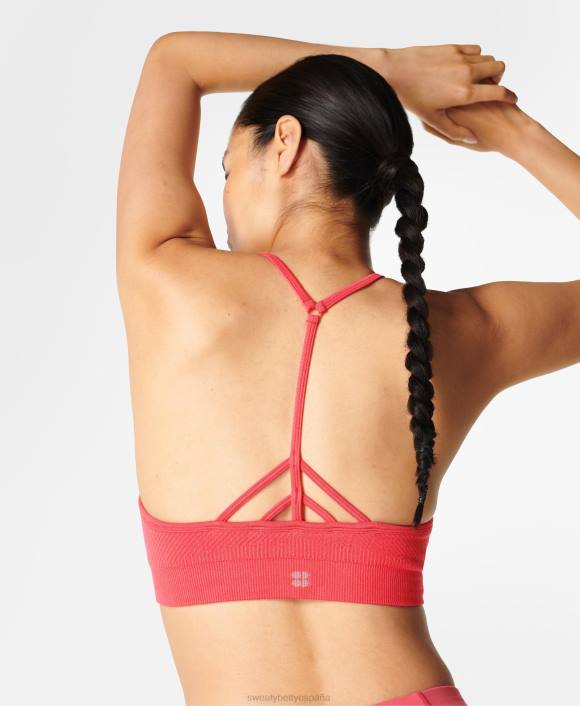 ropa odisea rosa T28T936 sujetador de yoga sin costuras consciente mujer Sweaty Betty
