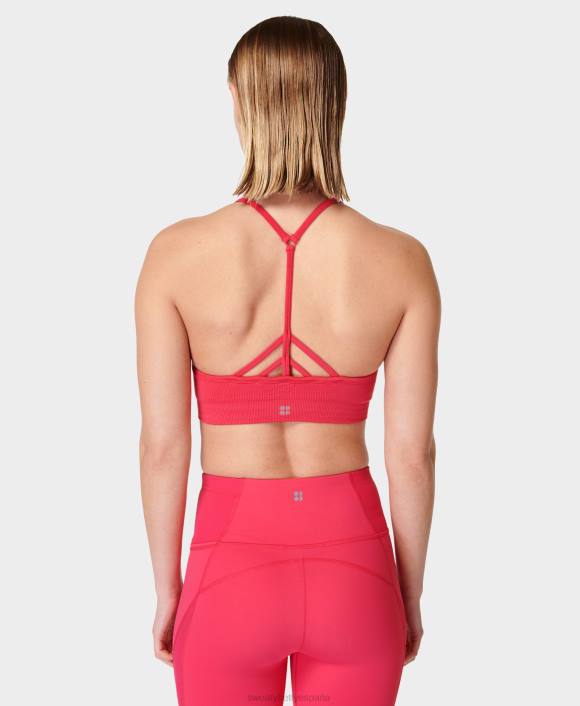 ropa resplandor rosa T28T939 sujetador de yoga sin costuras consciente mujer Sweaty Betty
