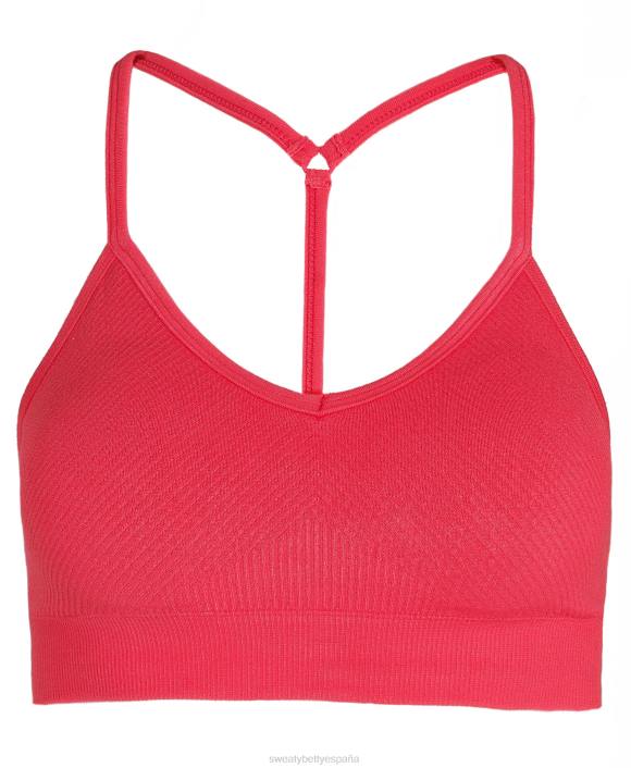 ropa resplandor rosa T28T939 sujetador de yoga sin costuras consciente mujer Sweaty Betty