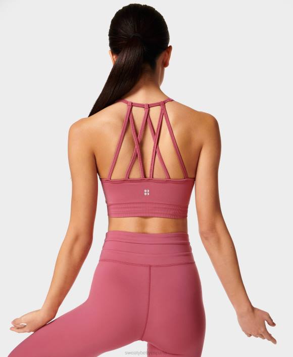 ropa rosa ambiental T28T620 sujetador de yoga reformado espíritu mujer Sweaty Betty
