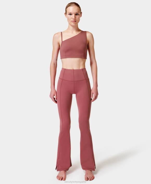 ropa rosa ambiental T28T820 sujetador esculpido asimétrico mujer Sweaty Betty