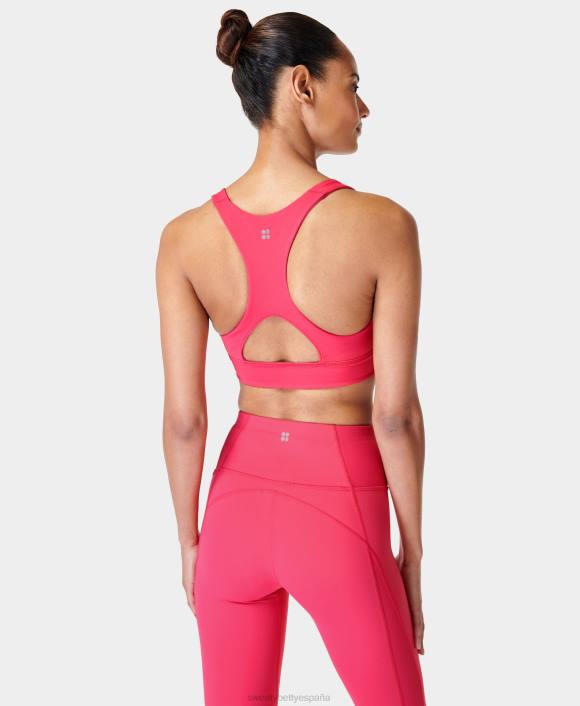 ropa rosa ambiente/rosa brillante T28T331 sujetador de yoga reversible súper suave mujer Sweaty Betty