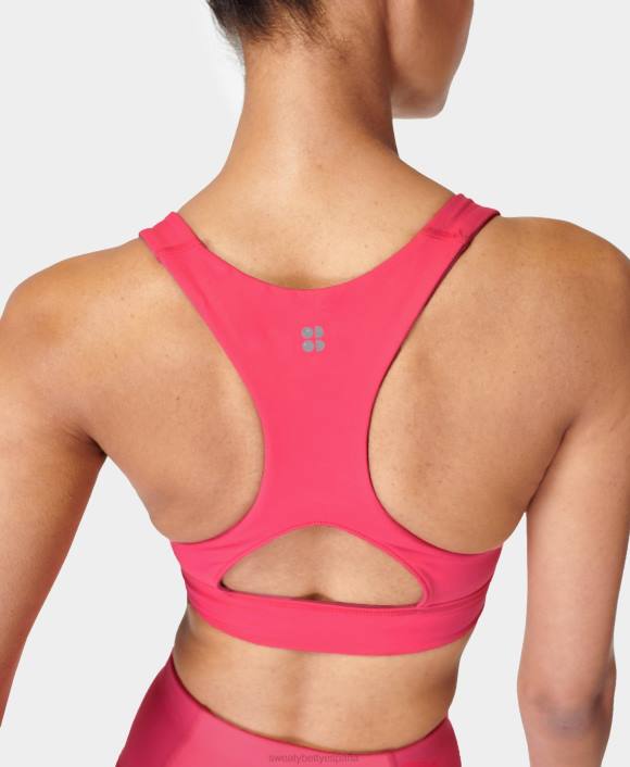 ropa rosa ambiente/rosa brillante T28T331 sujetador de yoga reversible súper suave mujer Sweaty Betty