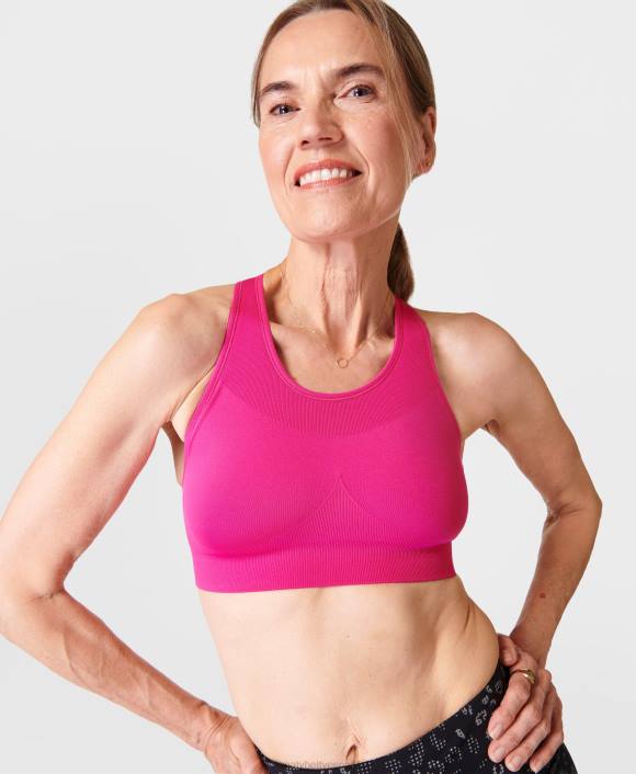 ropa rosa punk T28T456 sujetador deportivo de resistencia mujer Sweaty Betty