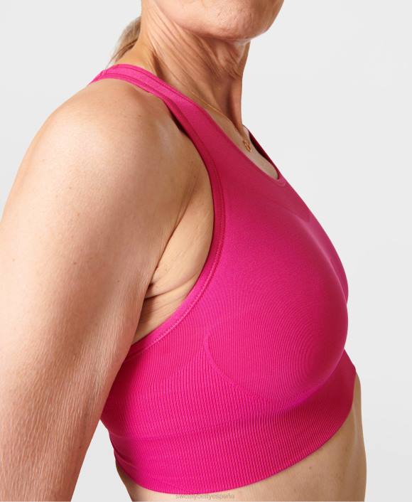 ropa rosa punk T28T456 sujetador deportivo de resistencia mujer Sweaty Betty