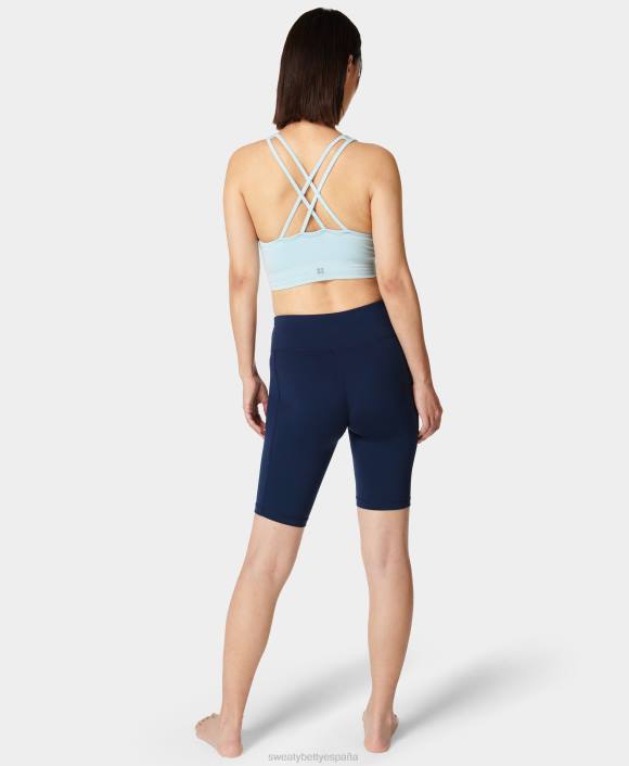 ropa vista azul T28T1040 sujetador de yoga de cuello alto sin costuras mindful mujer Sweaty Betty
